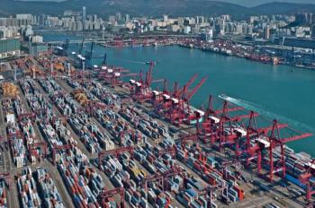 Контейнерооборот порта Гонконг за I полугодие 2018 года упал на 3,6%