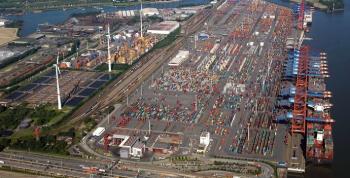 Контейнерооборот терминала в Гамбурге – рост на 42 %