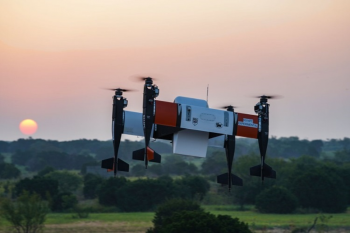 Американский грузовой дрон впервые летал «без присмотра» 
