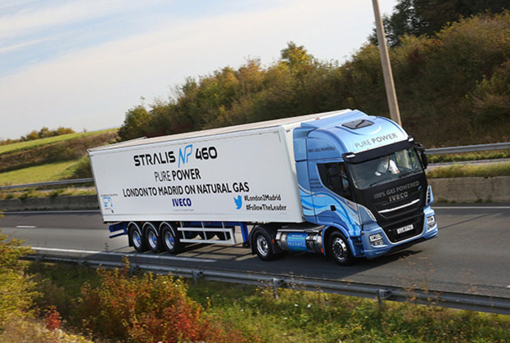 Итальянский грузовик Iveco Stralis NP поставил рекорд автономности