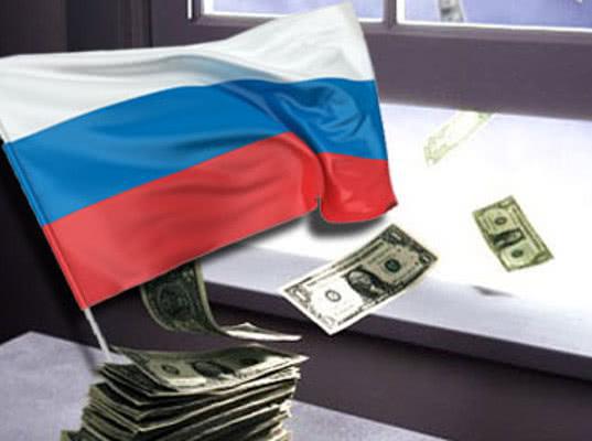 Чистый отток капитала из РФ вырос вдвое